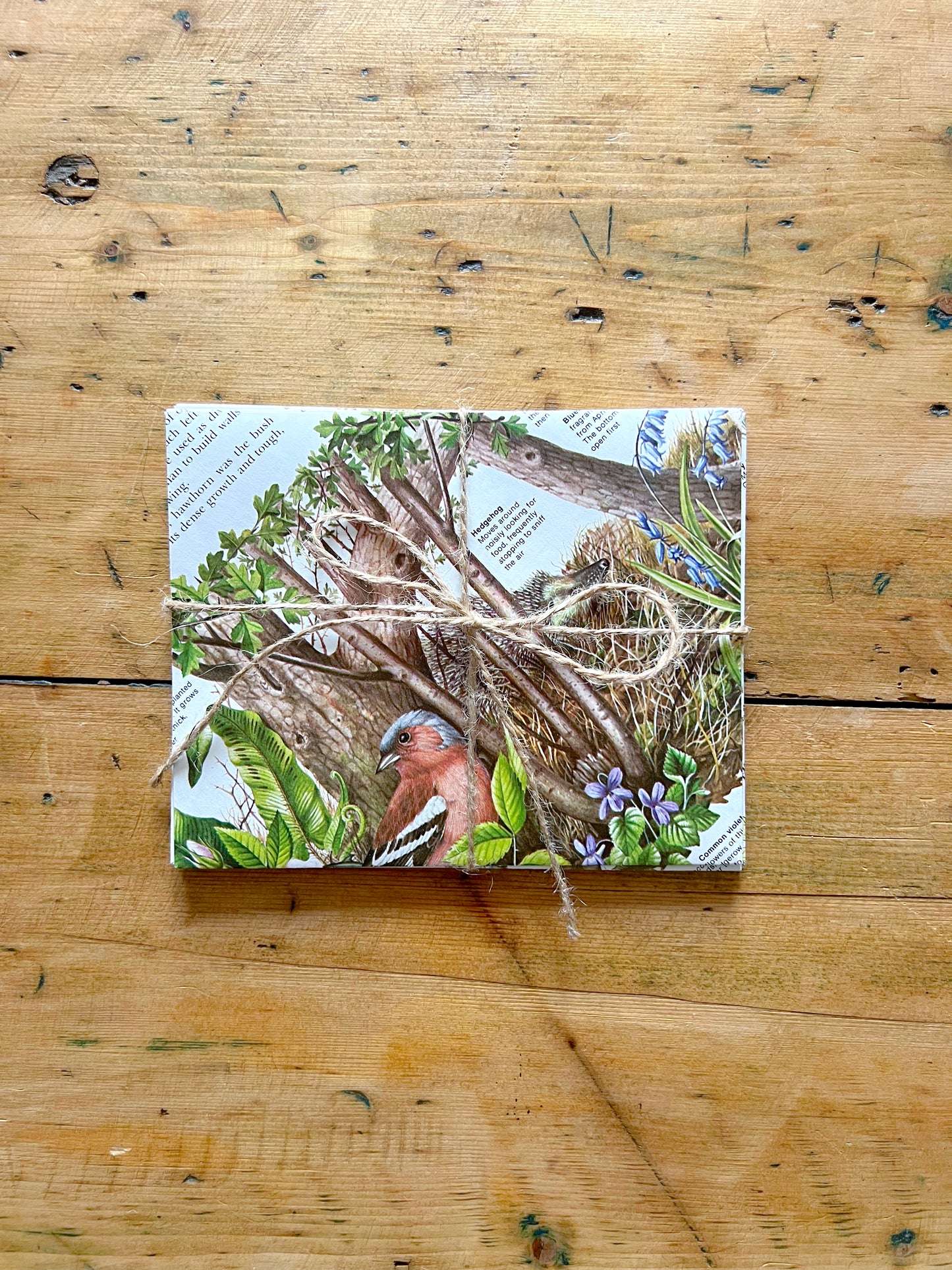Set of 4 Handmade Upcycled Envelopes